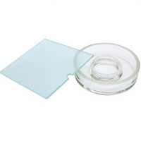 Plaque de diffusion en verre épaissi 100 mm, résistante aux hautes températures et aux acides-alkalis, pour surveillance biologique et analyse des sols, modèle Xq011