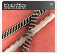 Grille de drainage en acier inoxydable 201 304 316 pour balcon, jardin, cour, terrasse, sur mesure