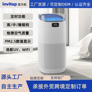 Purificateur d'air intelligent avec filtre HEPA H13 et affichage de la qualité de l'air pour usage domestique - Product Image 5