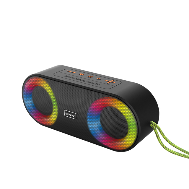 Hot Sales Bluetooth Speaker FM Radio Music Player Portable Colorful Light Karaoke Party Outdoor Stage Small Speaker