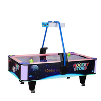 Machine de jeu d'arcade sportive à monnayeur pour 2 joueurs, la plus vendue, de type hockey sur air, pour centres de divertissement, avec support en anglais
