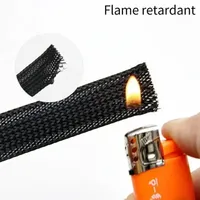 Funda trenzada PET de 5/10M, Protector de cable expandible de 4-25mm para aislamiento de cables, tamaños surtidos