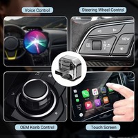 Adaptateur CarPlay sans fil portable 2026 en stock, Dongle USB-A vers USB-C Plug & Play pour divertissement sur les sièges arrière, compatible iPhone iOS Android