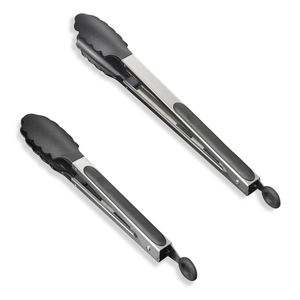 Clip de comida de nailon multifuncional, venta al por mayor, abrazadera de barbacoa de acero inoxidable para recoger alimentos, herramientas de cocina - Product Image 5