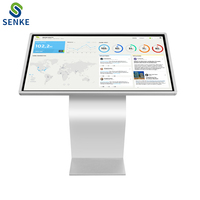 17 ''/21'' personnalisé Android windows support d'écran tactile kiosque distributeur de billets imprimante système de gestion de file d'attente sans fil