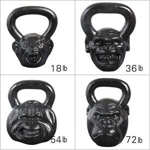 Kettlebell in Ghisa a Forma di Testa di <span class=keywords><strong>Gorilla</strong></span>, Produzione Personalizzata con Logo, 50 Libbre, Impugnatura Ergonomica, Vendita all'Ingrosso dalla Cina - Product Image 4