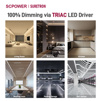 Transformateur d'alimentation LED CC 12V 24V 48V 30W 50W 60W 100W 150W 300W 320W 400W 600W, driver LED dimmable Triac pour éclairage LED