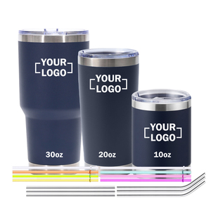 Custom Logo 20oz 30oz Double Wall Vacuum Thermos Travel Coffee Mug with Lid Magnetic Slide Stainless Steel Tumbler Beer Cup Mugs