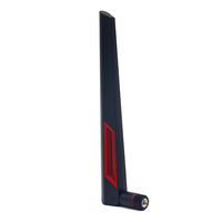 2,4G 5,8G Antena de doble banda RP- 5Ghz Wifi Amplificador universal Wlan Router Booster 2,4 Ghz 5Ghz Antena Color blanco
