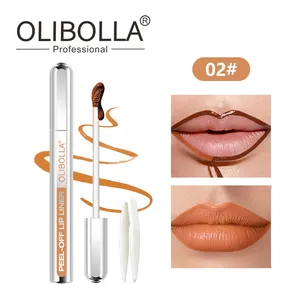 MLM Customized 5 Colors Matte Peel Off <b>Lip</b> Gloss Waterproof Long Lasting High Pigment Vegan Hydrating long lasting <b>lip</b> gloss - Product Image 2