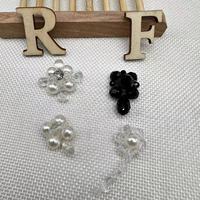 Vente en gros de perles rondes tendances Accessoires floraux Boutons en perles pour la décoration de vêtements Accessoires de couture