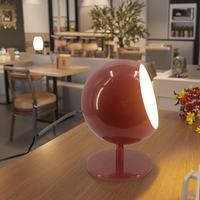 Lampes de table en métal minimalistes nordiques Design industriel corps en fer E26 Base d'ampoule pour la décoration intérieure Restaurant école alimentation ca
