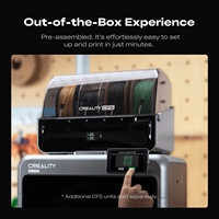 3D-принтер Creality K2 Pro Combo, 300x300x300 мм, 16 цветов, CFS, 600 мм/с, двойные AI-камеры, 60 ° Нагреваемая камера для PA-CF ABS