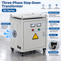 Transformateur d'isolement triphasé 220V/480V, type sec, 10kVA 15kVA 20kVA, élévateur de tension 50/60Hz, cuivre/aluminium, type carré