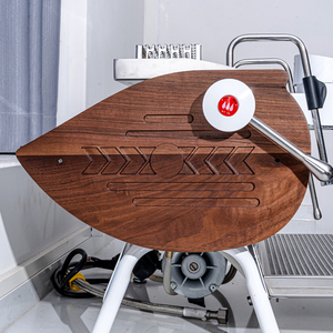 Customized High Quality Walnut Wood Side Panel Set for Espresso Machine - Product Image 2