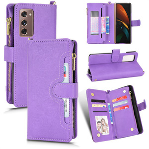 ซิปห่อกระเป๋าหนัง PU สำหรับ Samsung Galaxy Z <span class=keywords><strong>Fold2</strong></span> 5G - Product Image 6