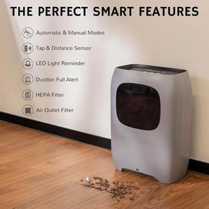 Professional 700 Watt Dust <b>Pan</b> Vacuum 20Kpa Max Suction <b>Electric</b> Automatic Touchless Stationary Dustpan Vacuum - Product Image 5