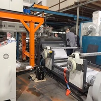 Machine d'extrusion et de laminage automatique de film pour sacs tissés en PP de Zhuding Electric avec emballage en carton pour tissus tissés