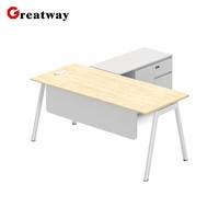 Muebles de Oficina Modernos para Gerentes, Escritorio Ejecutivo en Forma de L, Mesa de Oficina Comercial, Color y Tamaño Personalizables