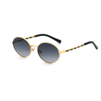 Nouvelles Lunettes de Soleil Tendance 2026 Unisexe Anti-UV400 en Acier Inoxydable Doré avec Verres Polarisés TAC, Monture Ovale Tendance pour Hommes et Femmes