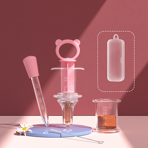 Distributeur de médicaments en silicone pour bébé, dispositif d'alimentation de médicaments à seringue de type mamelon anti-étouffement - Product Image 4