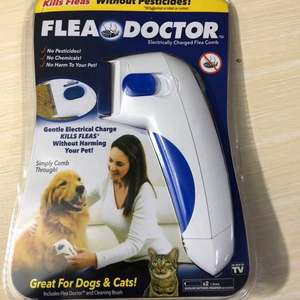 Peigne Électronique Anti-Puces et Anti-Lentes <span class=keywords><strong>pour</strong></span> Animaux de Compagnie, en Acier Inoxydable, Double Face, avec Boîtier en Plastique, <span class=keywords><strong>pour</strong></span> Chats et Chiens - Product Image 6