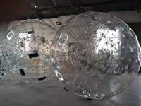 Boule Zorb gonflable en PVC TPU de haute qualité boules de pare-chocs roulantes humaines bosse de neige boule d'herbe à bulles tactiles