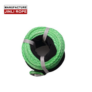 Cuerda JINLI superventas fábrica UHMWPE advertencia 12000Lbs 14Mm 12Mm * 30M <span class=keywords><strong>4x4</strong></span> cuerda de Cable de <span class=keywords><strong>cabrestante</strong></span> sintético - Product Image 5