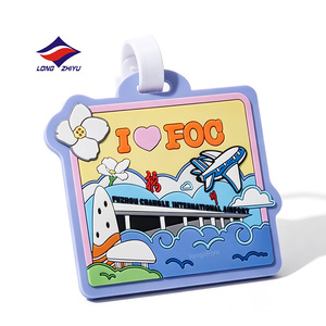 Etiqueta <span class=keywords><strong>de</strong></span> Equipaje <span class=keywords><strong>de</strong></span> PVC Suave Personalizada Longzhiyu, 20 Años <span class=keywords><strong>de</strong></span> Experiencia, Etiqueta <span class=keywords><strong>de</strong></span> Silicona con Letras, Accesorio <span class=keywords><strong>de</strong></span> Viaje, Duradera, Impermeable, Etiqueta con Nombre - Product Image 5