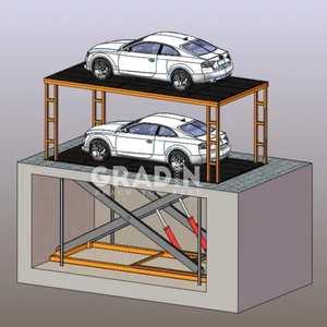 Жилой подземный ножничный автомобильный подъемник - Product Image 3