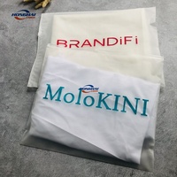 Sac de t-shirt PE à fermeture éclair personnalisé 100% sacs de vêtement compostables biodégradables avec logo pour vêtements à utiliser pour la literie et le parapluie