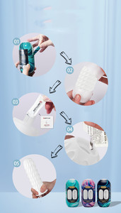 <span class=keywords><strong>PRETTYLOVE</strong></span>-Jouets Sexuels pour Masturbation Masculine Double Face, Mini Masturbateur d'Entraînement pour Hommes - Product Image 4