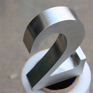 Lettera di metallo e numeri da <span class=keywords><strong>1</strong></span> a 10 Font personalizzato Home Room - Product Image 3