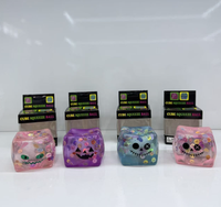 Jouet Squishy Anti-stress en Maltose Transparente Scintillante, Couleurs Assorties, Idéal pour Halloween et Cadeaux de Fête (Vente Flash)
