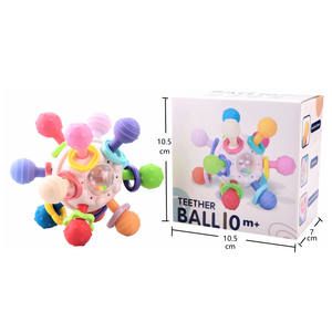 ลูกบอลของเล่นสำหรับเด็กหมุนด้วยนิ้วแมนฮัตตันลูกบอลกาวแบบนิ่มลูกบอลสำหรับบดฟันของเล่นเพื่อการศึกษาปฐมวัย - Product Image 5