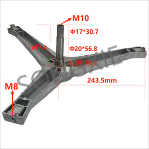 Trípode para Lavadora XS-77004 de 243.5mm, Acero Inoxidable, Duradero, Accesorio para Carga Frontal - Product Image 1