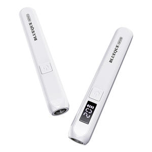 Lampu kuku LED UV 3W portabel isi ulang, lampu kilat genggam pengering kuteks Gel dengan tampilan LED desain plastik satu garis - Product Image 1