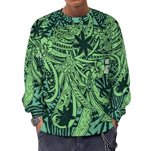 Homens Streetwear Roupas Tribais Polinésia Samoa Havaiana Tapa Padrão Designer Custom <span class=keywords><strong>Plus</strong></span> Size <span class=keywords><strong>Pullover</strong></span> Hoodies dos homens - Product Image 5