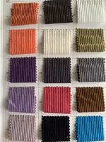 Tissu en velours tricoté T400 uni à 8 côtes pour textile de maison, rembourrage et vestes – Respirant et résistant à l'eau