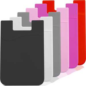 Tarjetero Adhesivo <span class=keywords><strong>de</strong></span> silicona personalizado con monedero adhesivo 3M para teléfono - Product Image 1