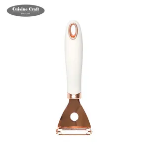 Fancy Rau Peeler Đồng Mạ Y Shape Khoai Tây Lê Mới Chuyên Nghiệp Peeler