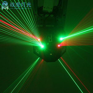 Magic 360 Degree Rotation Stage Lights 9 Holes RGB DJ Laser <strong>Disco</strong> Revolving <strong>Mushroom</strong> Moving Head with Dmx512 Control IP20 - Product Image 5