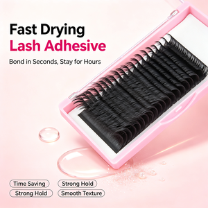 B/C/CC/D/DD/L +/M Curl Cashmere Lash Tray C D Curl Volume Custom Cashmere Mink Matte Dark Black - Product Image 1