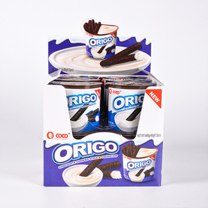 Biscuits en bâtonnets <span class=keywords><strong>au</strong></span> <span class=keywords><strong>chocolat</strong></span> enrobés de crème <span class=keywords><strong>au</strong></span> <span class=keywords><strong>lait</strong></span> et de confiture, personnalisables en gros - Product Image 2