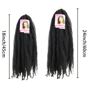 Capelli Sintetici Marley Afro Kinky per Trecce, 18 Pollici, Extension per Trecce Crochet Marly Twist per Donne - Product Image 2