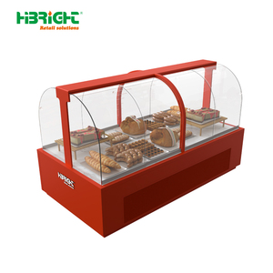 Chất lượng cao Kim loại/Glas Hot & lạnh tùy chọn bánh hiển thị trường hợp cho siêu thị hoặc cửa hàng bánh - Product Image 6