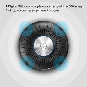 Portable Blue-tooth Speakerphone, 360. Omnidirectional Conference <b>Speaker</b> With <b>USB</b>-C for Home Office Laptop S60 Metal Cabinet - Product Image 5