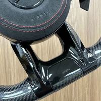 Volant en cuir suédé en fibre de carbone personnalisé en gros pour Benz W205 W206 W214 W213 W222 W223 C257 pour AMG GT GLE GLS