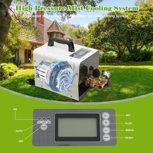 Máquina de Nebulização Elétrica de Alta Pressão 1L/Min com Aço Inoxidável para Resfriamento de Jardins e Pátios Externos - Product Image 5