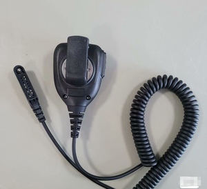 Tweeweg Radio Handsfree <span class=keywords><strong>Ptt</strong></span> Bedrade Communicatie Handheld Metalen Luidspreker Microfoon Compatibel Voor Zte Caltta Ph690 Ph600 Dh410 - Product Image 1
